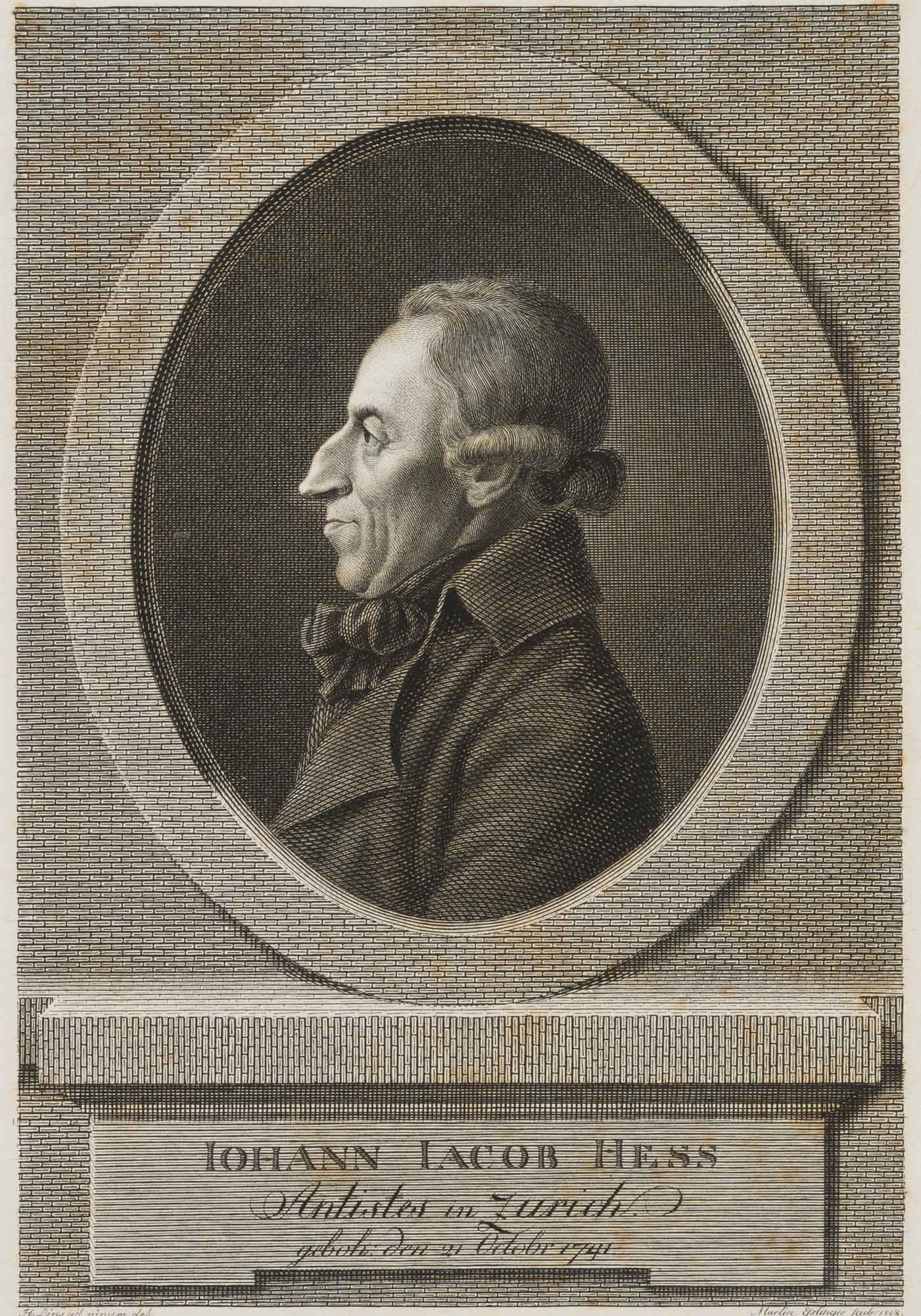 Theologe Johann Jacob Hess