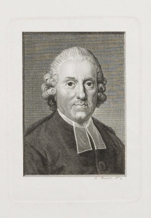 Herr mit Perücke und Beffchen
