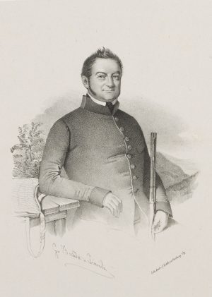 Portrait eines Herren im Freien