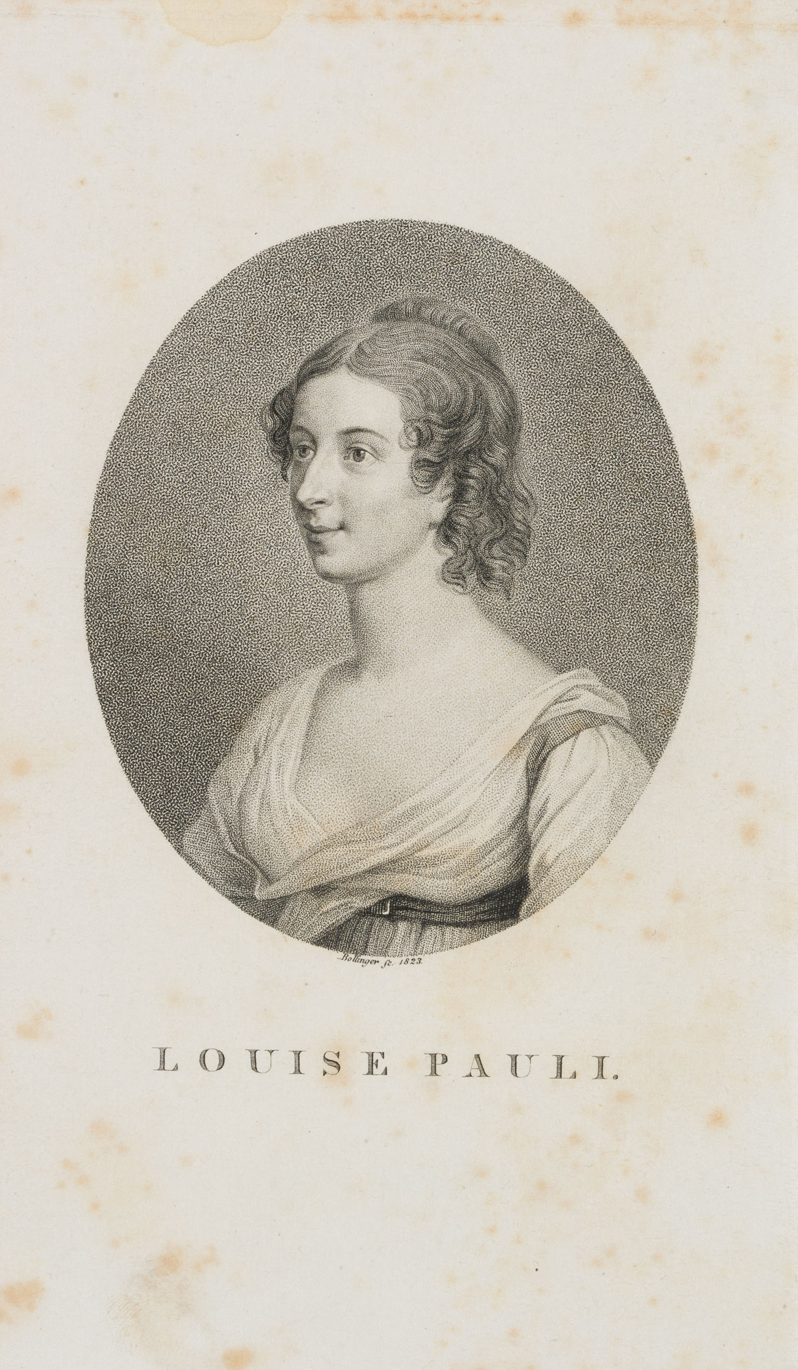 Portrait der Verlegerin Louise Pauli