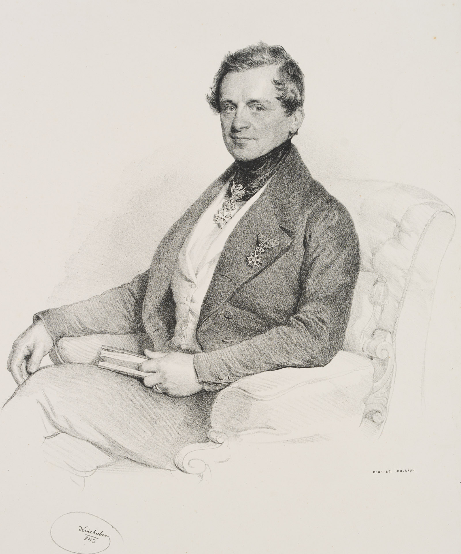 Portrait eines Sitzenden