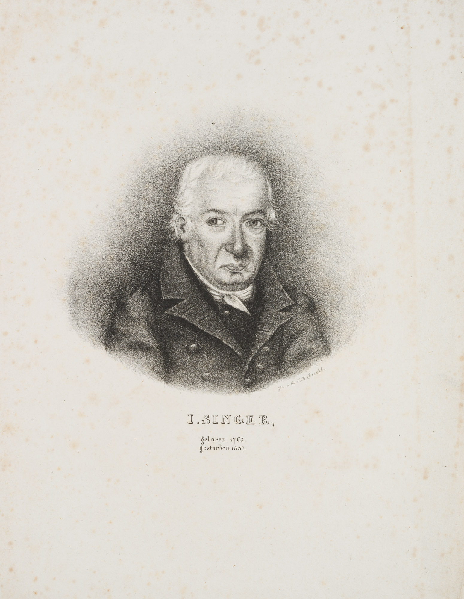 Portrait des I. Singer