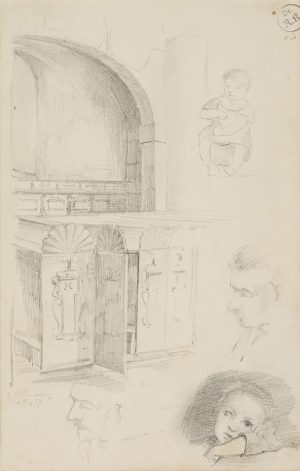 Kirchengestühl, Studienblatt