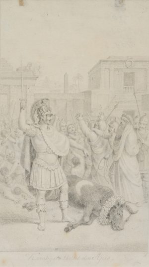 Kambyses II. tötet Heiligen Stier