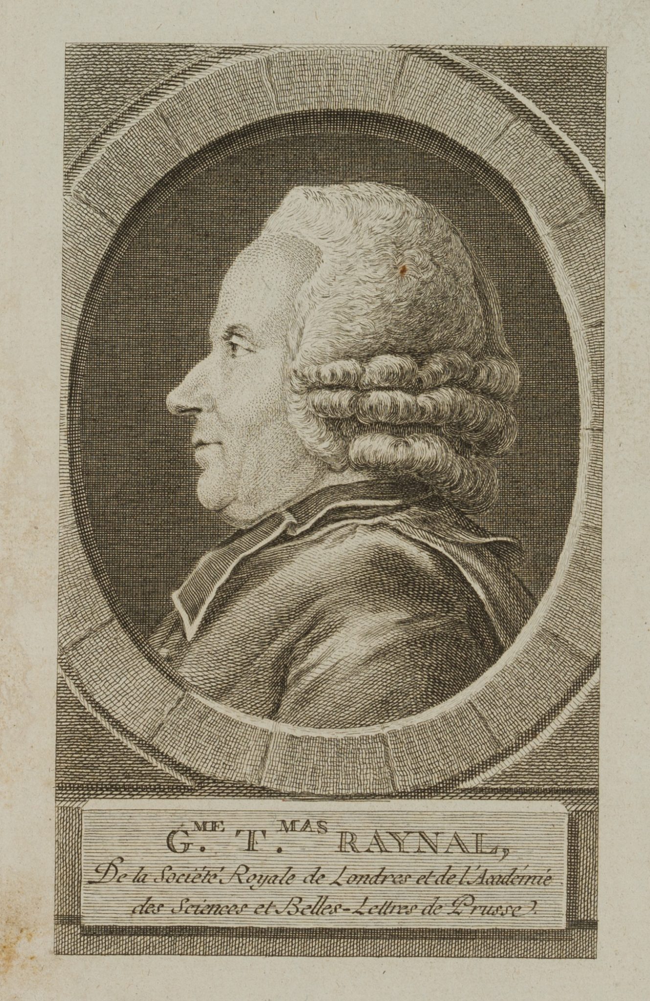 Porträt G. F. Raynal (1713-1796)
