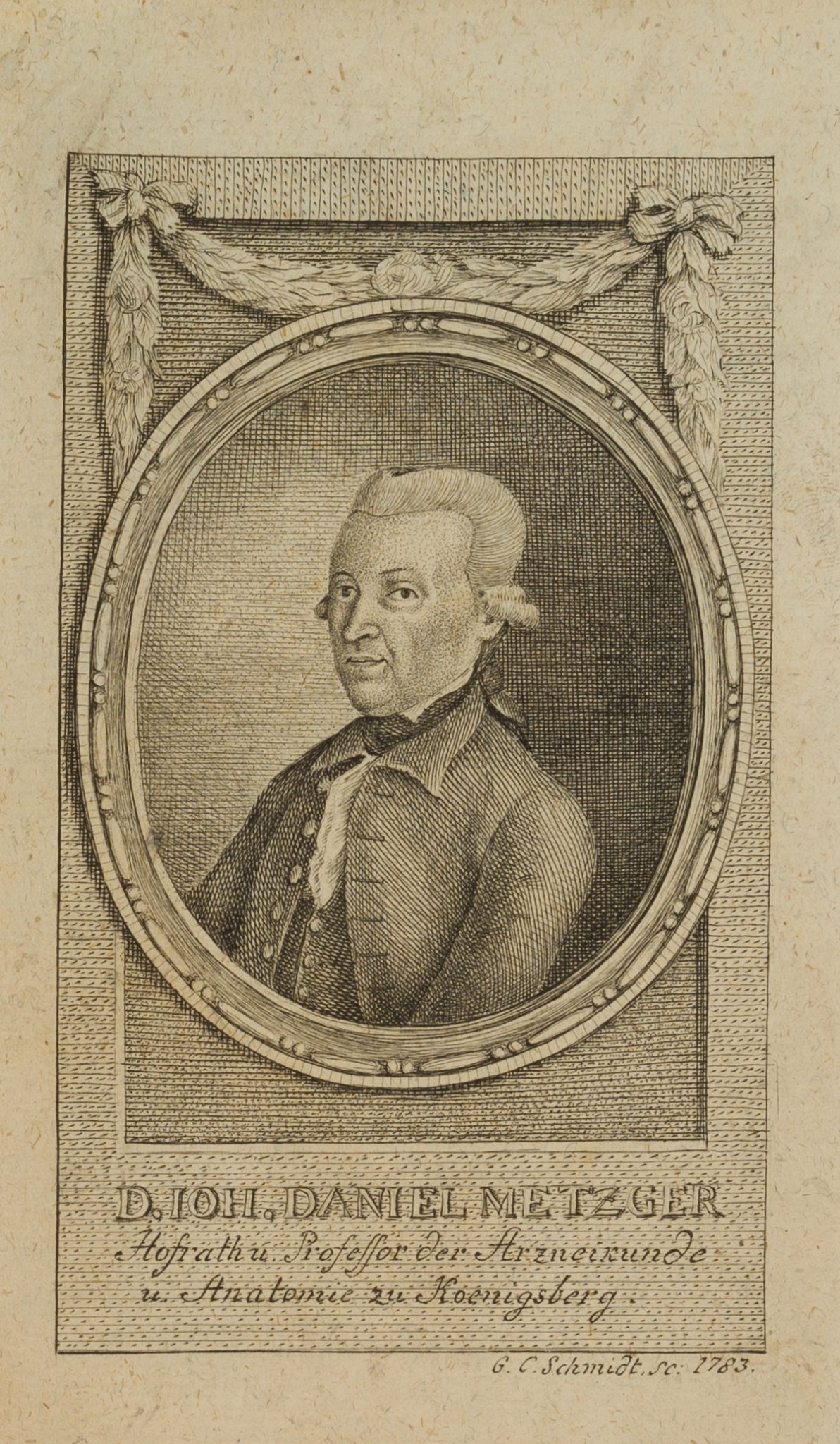 Porträt Johann David Metzger
