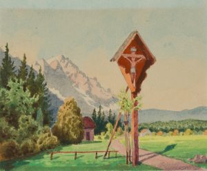 Flurkreuz in Molin bei Garmisch
