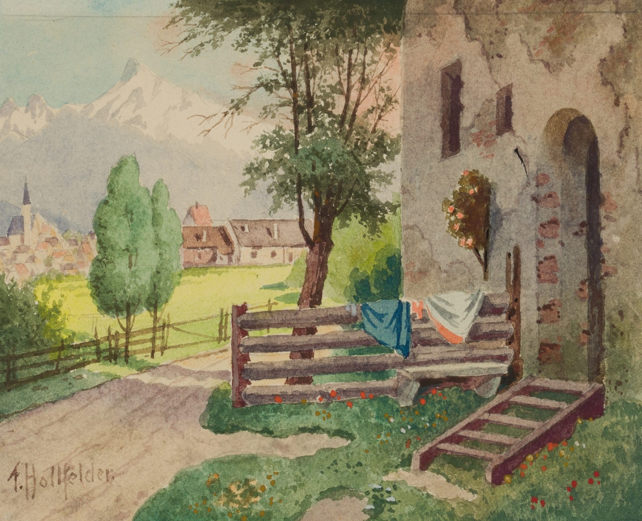 Hauseingang in Kaltenbrunn