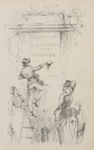Plakatierer f. Reklame Salon 1890