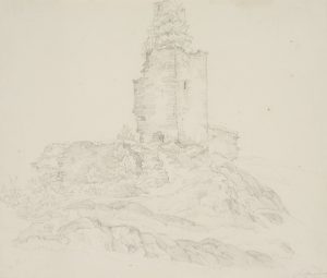 Turm der Burg Falkenstein im Taunus