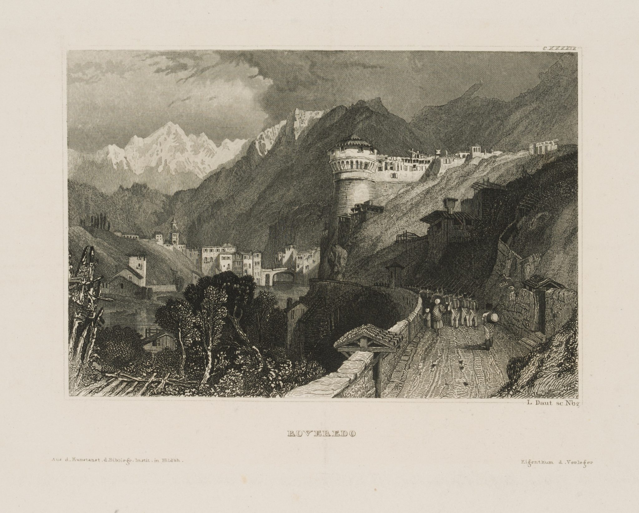 Roveredo mit Festung
