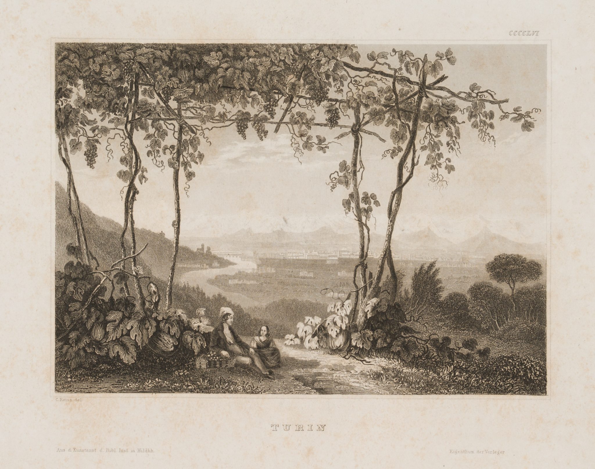 Landschaft bei Turin