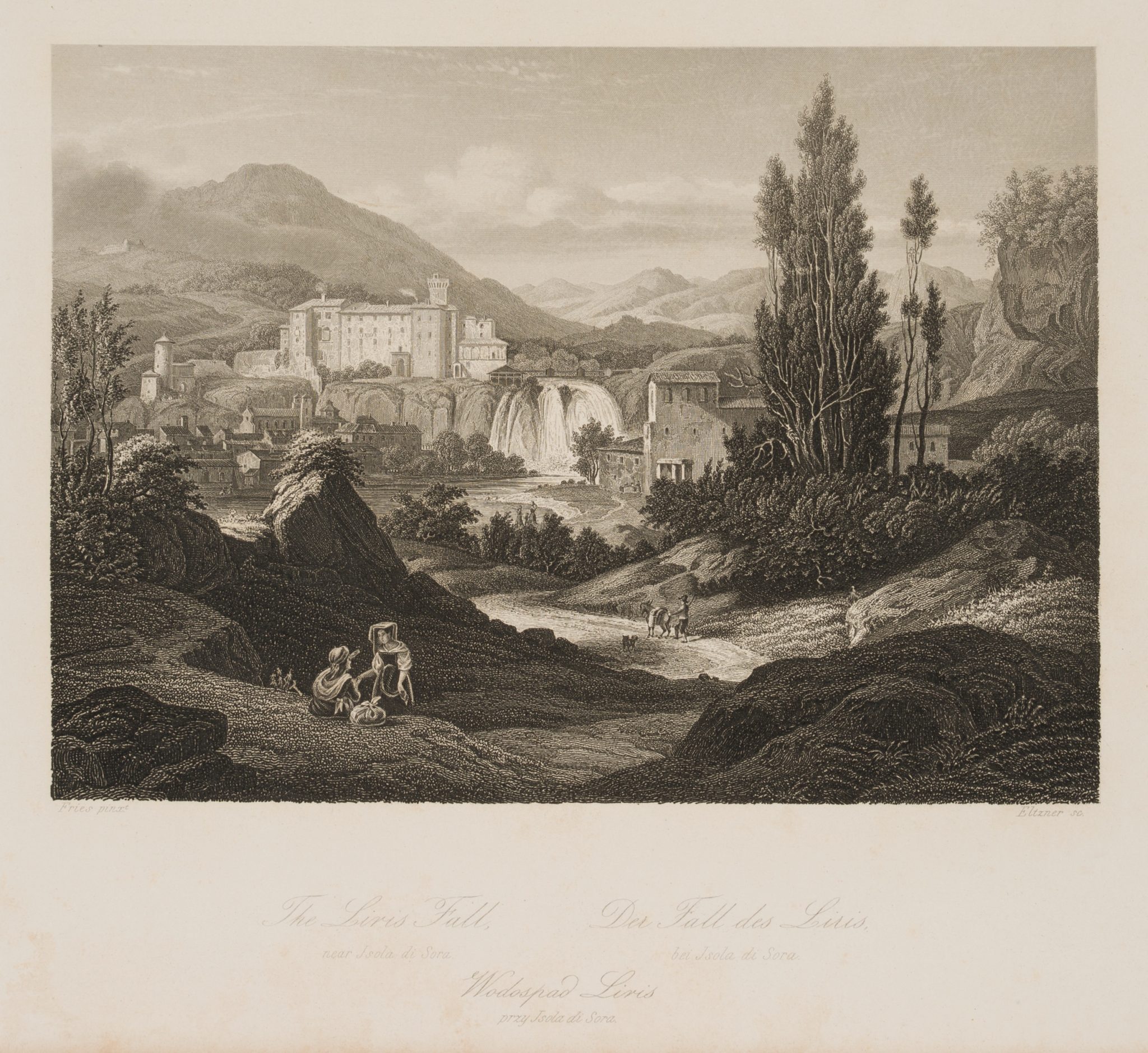 Fall des Liris, Wasserfall