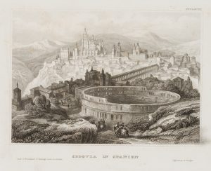 Ansicht von Segovia, Spanien