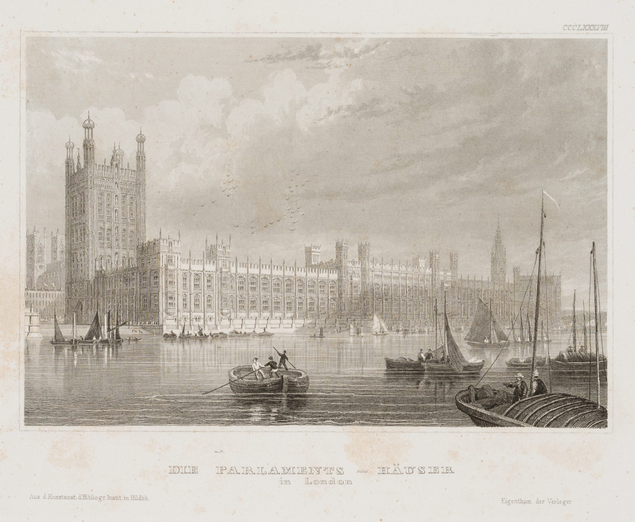 Palace of Westminster und Themse