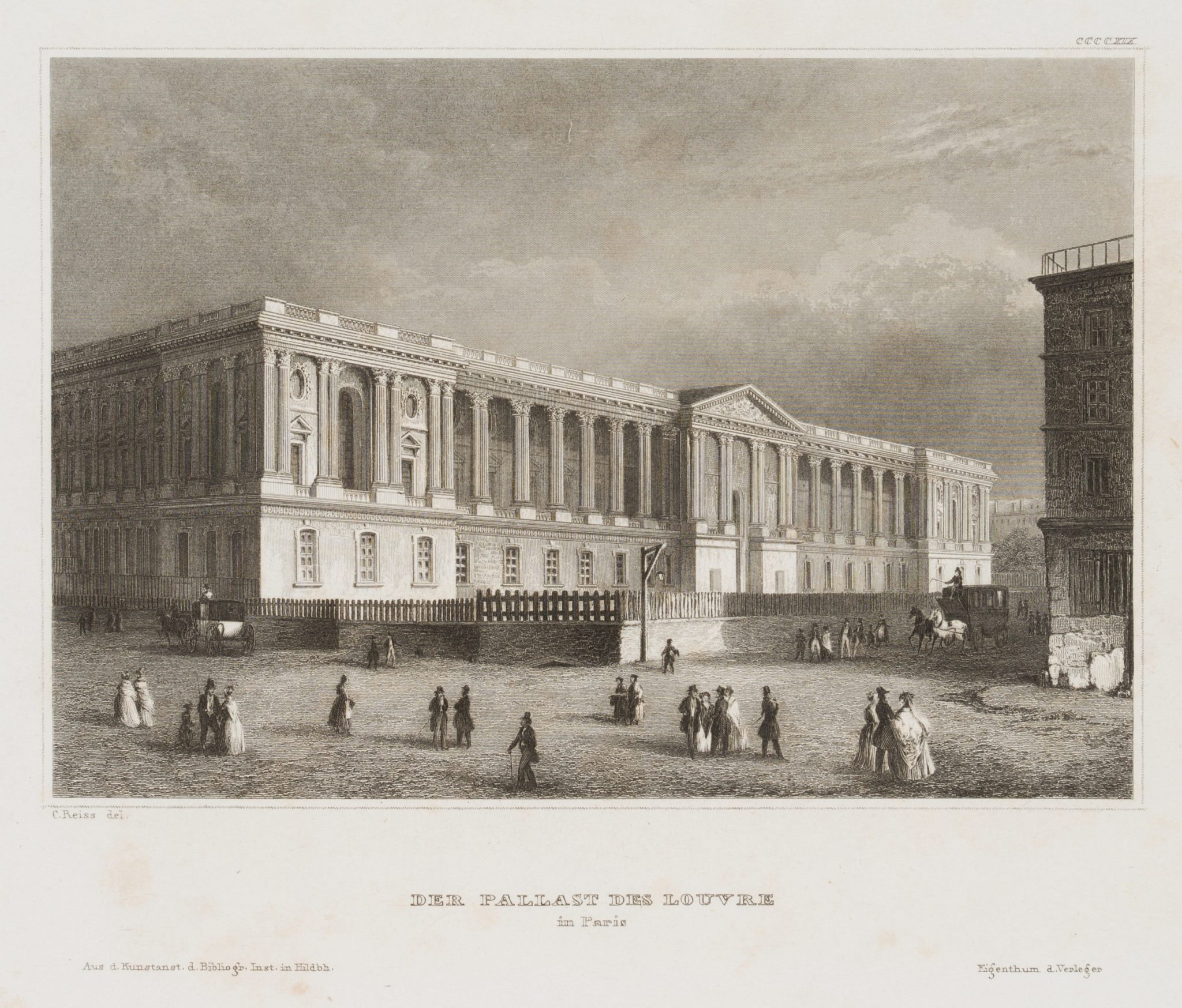 Fassade des Louvre, Paris