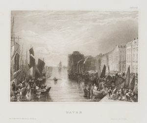 Fischerboote und Docks von Le Havre