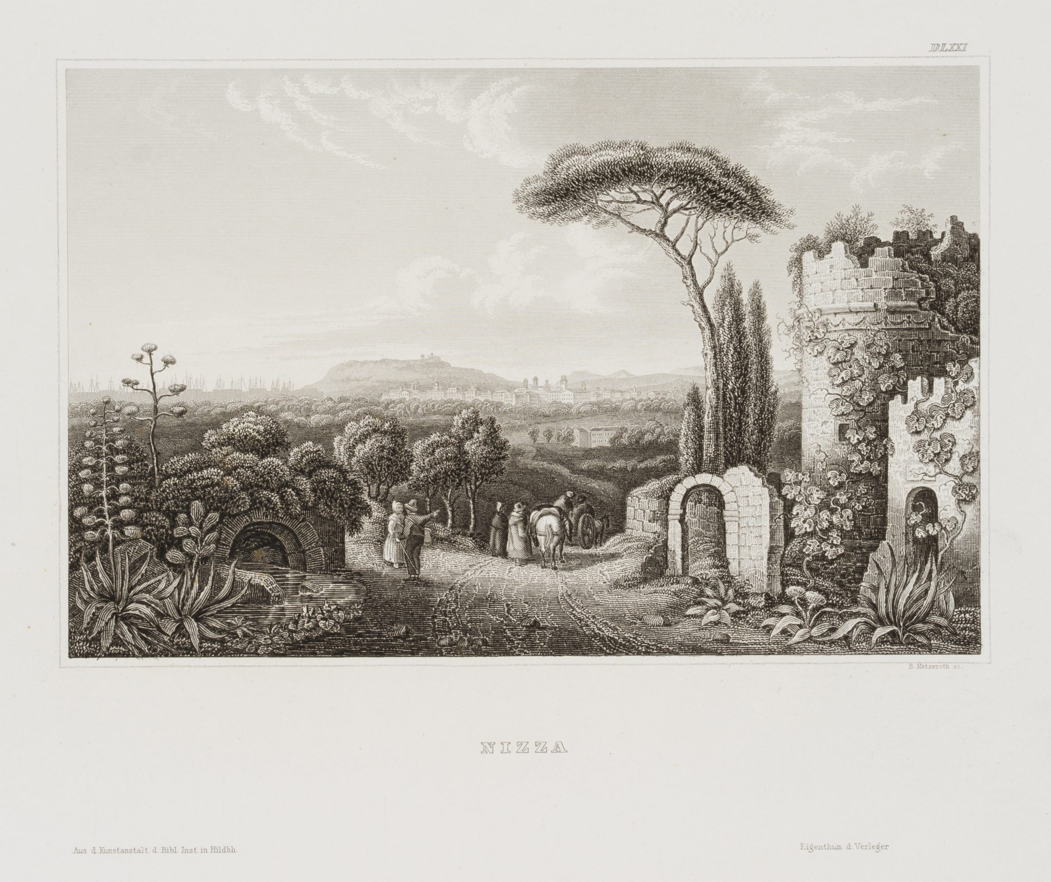 Landschaft bei Nizza