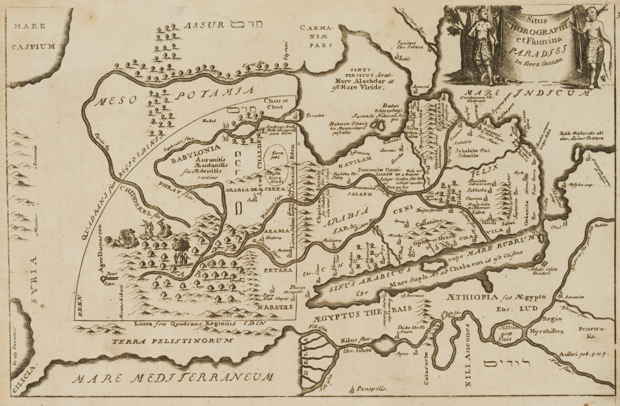Landkarte Mesopotamien