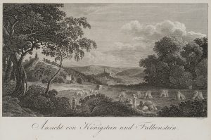 Ansicht von Königstein und Falkenstein
