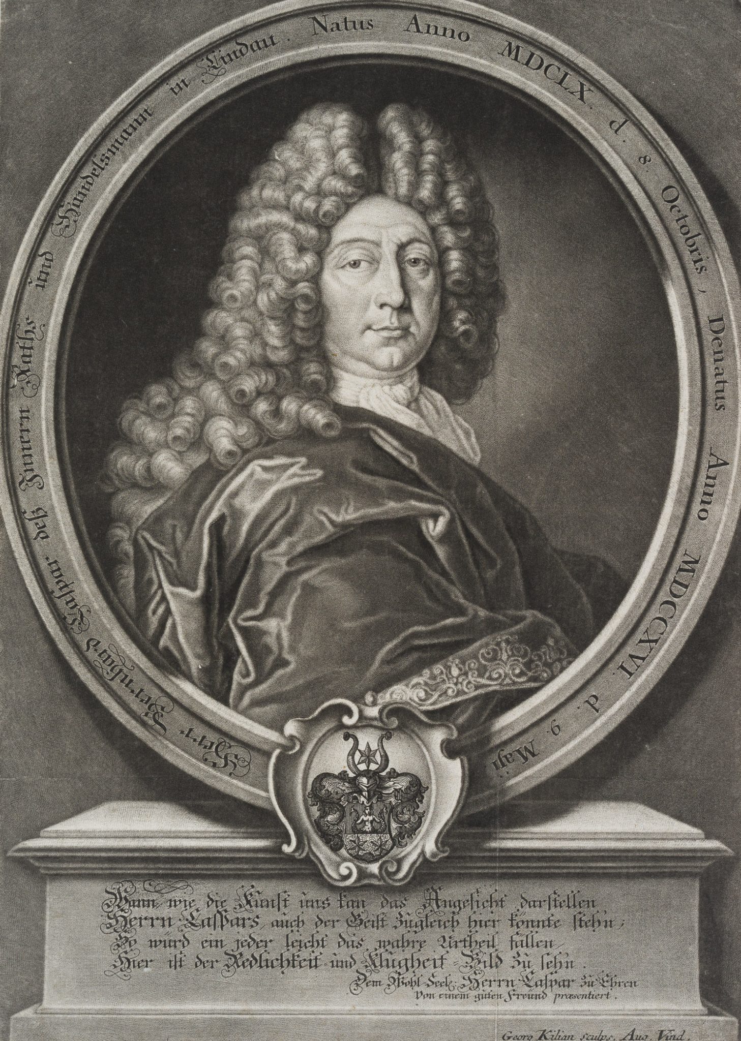Porträt des Bernhard Caspar