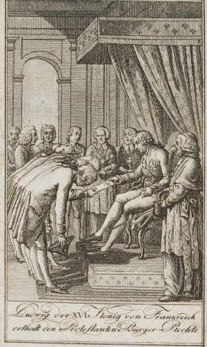 Ludwig XVI. erteilt Bürgerrechte