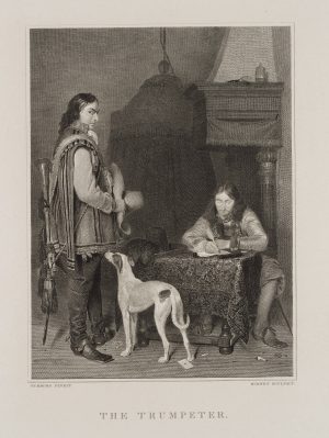 Offizier und Trompeter