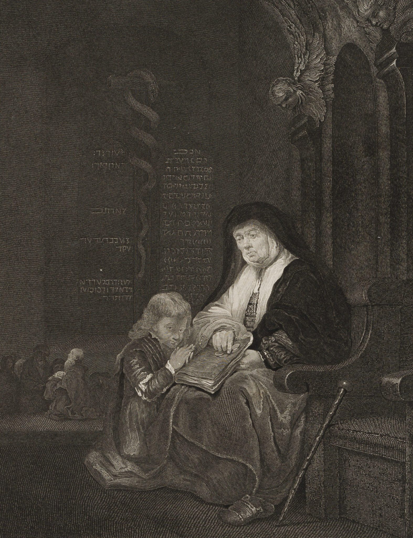 Samuel and Eli, Bibelillustration