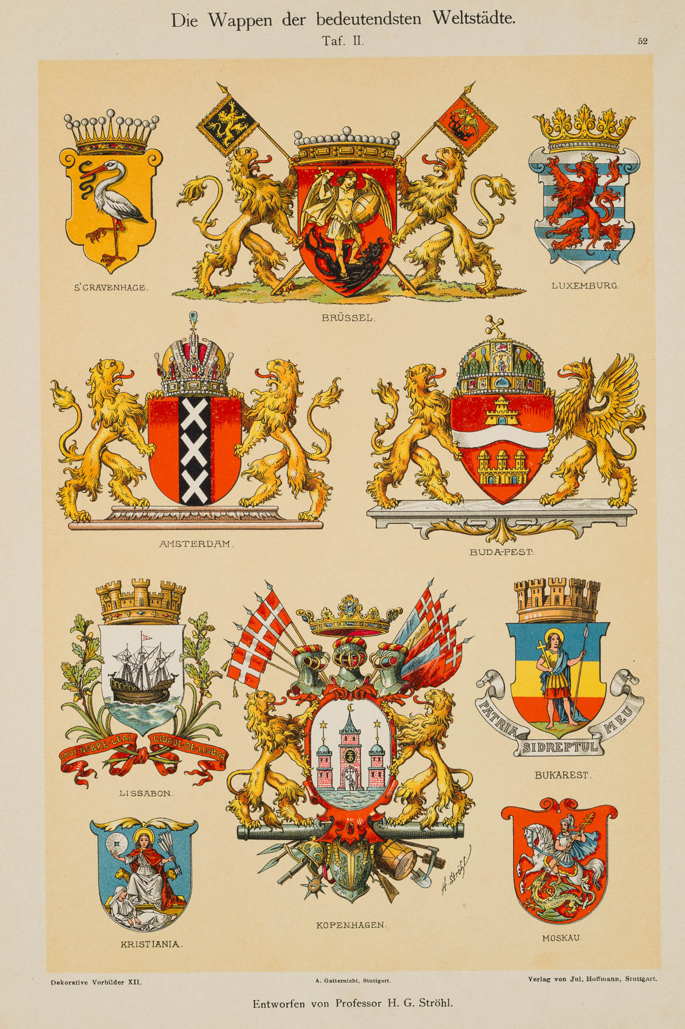 Wappen der bedeutensten Weltstädte
