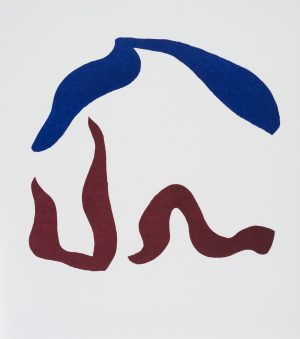 Ohne Titel, Blau und Rot
