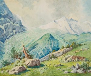 Gebirgslandschaft, Stilfser Joch