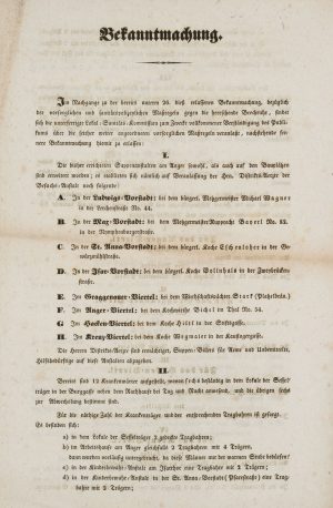 Bekanntmachung zur Brechruhr