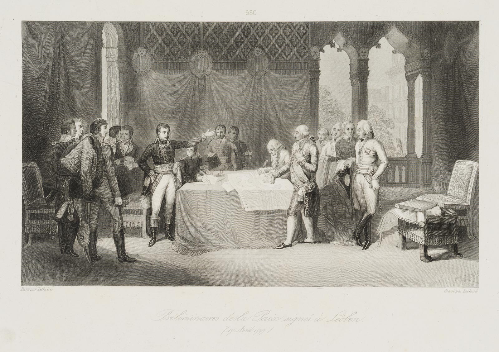 Napoleon, Friedensvertrag in Leoben
