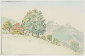 Aeschi, Hundbühl, Haus in den Alpen