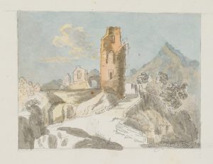 Burgruine in den Alpen