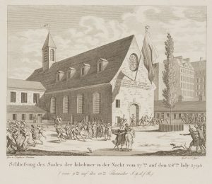 Schließung des Saales der Jakobiner 1794