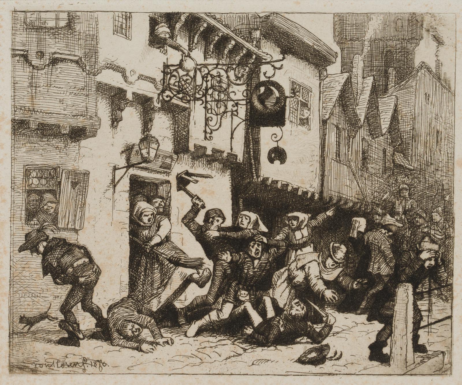 Wirtshausschlägerei