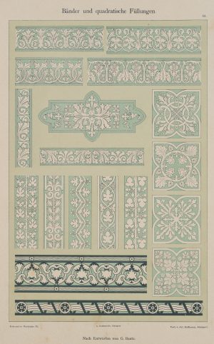 Bänder, Ornamente, Muster