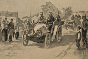 Motorwagen der französischen Armee