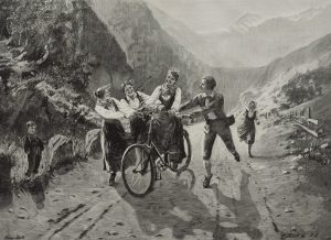 Auf einer norwegischen Landstraße