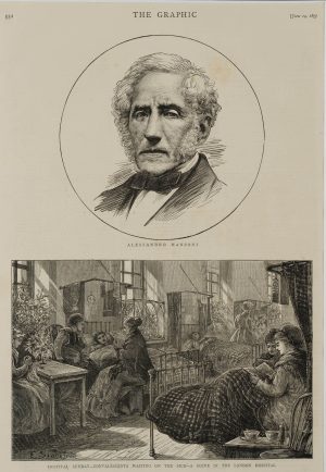 Dichter Manzoni; Londoner Hospital