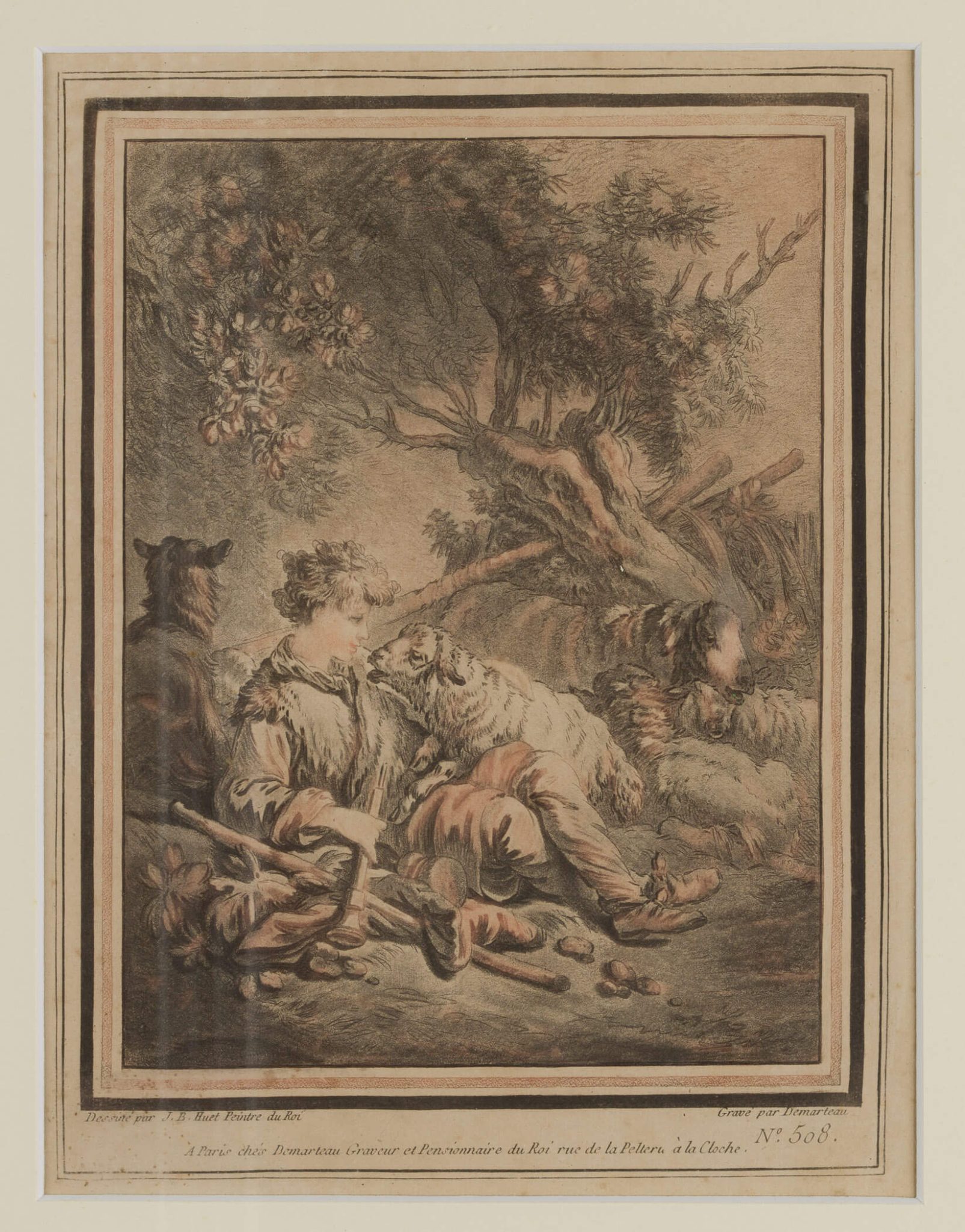Pastorale Szene mit Schäfer