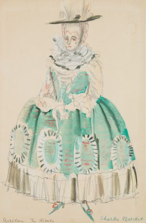 Kostümstudie zu The Rivals