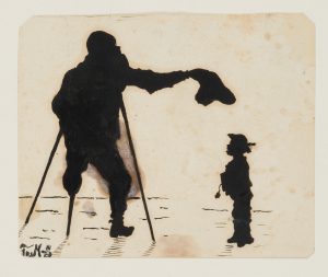 Einbeiniger Bettler