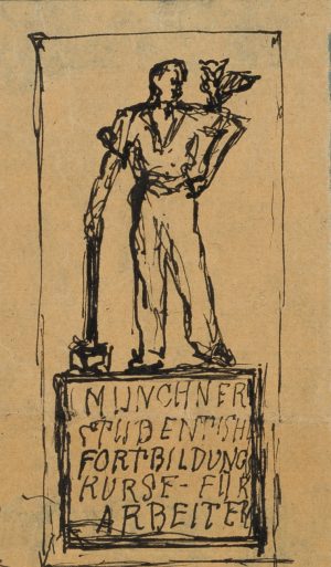 Entwurf einer Arbeiter-Statue