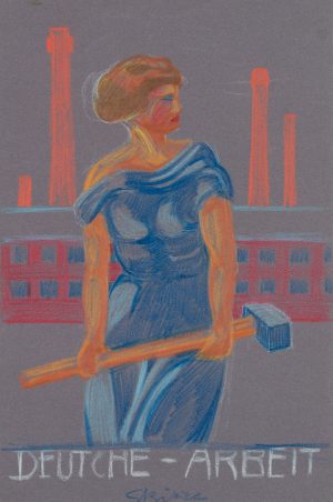 Personifikation der deutschen Arbeit