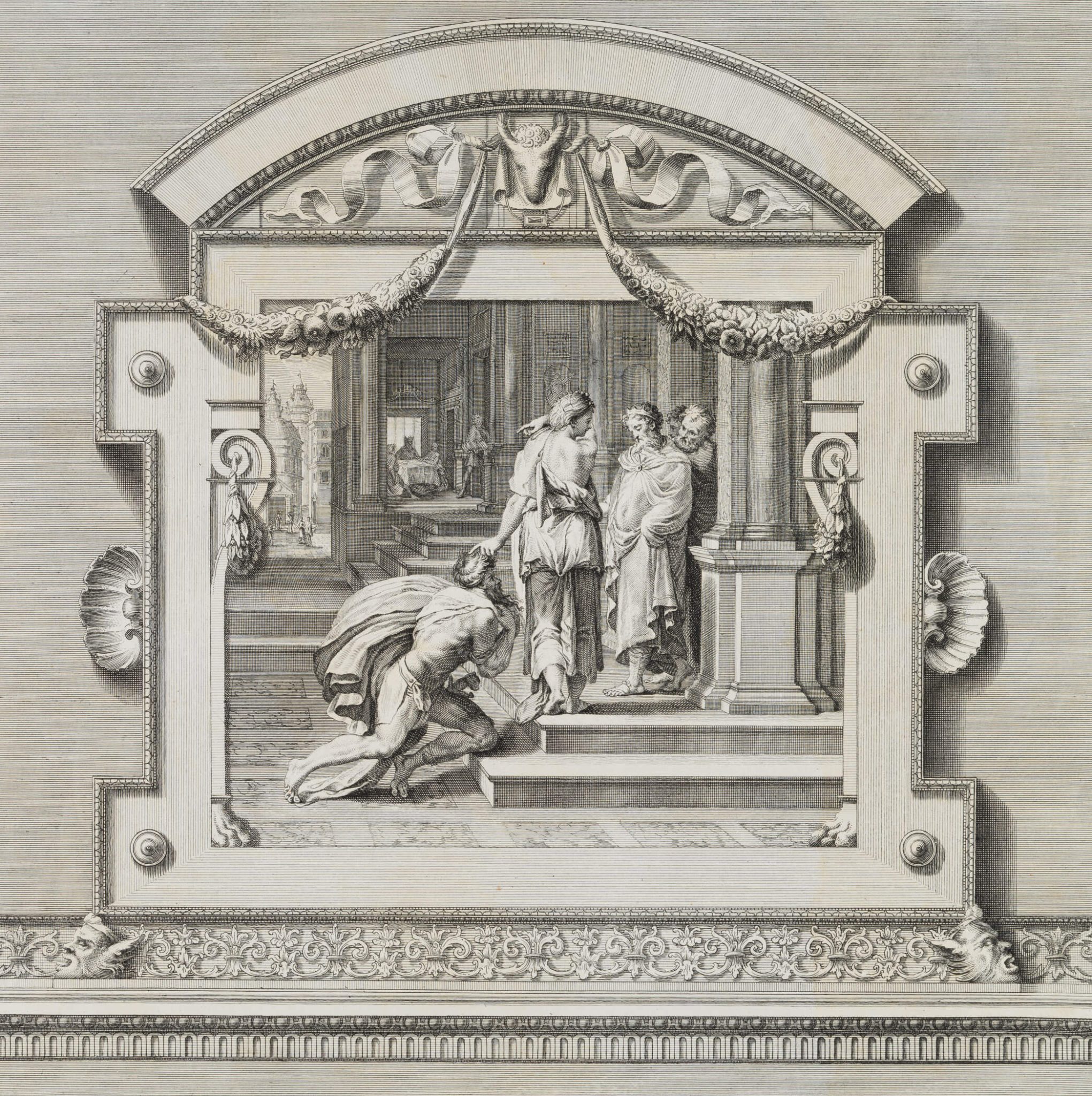 Odysseus am Hofe des Alkinoos