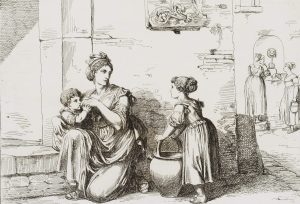 Femina Romana - Straßenszene Rom