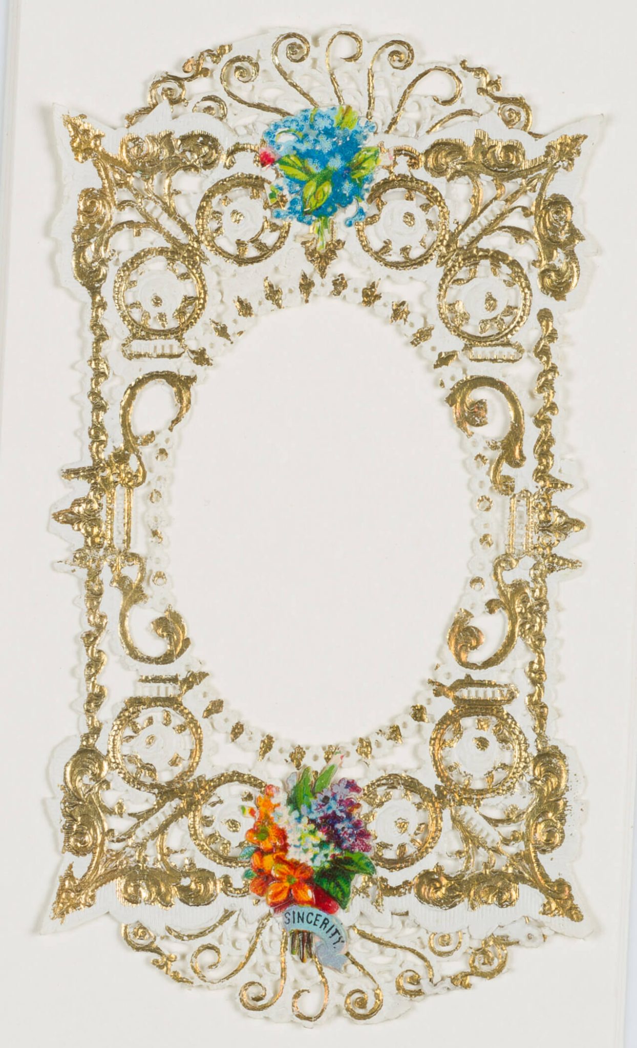 'Sincerity', Ornamentrahmung