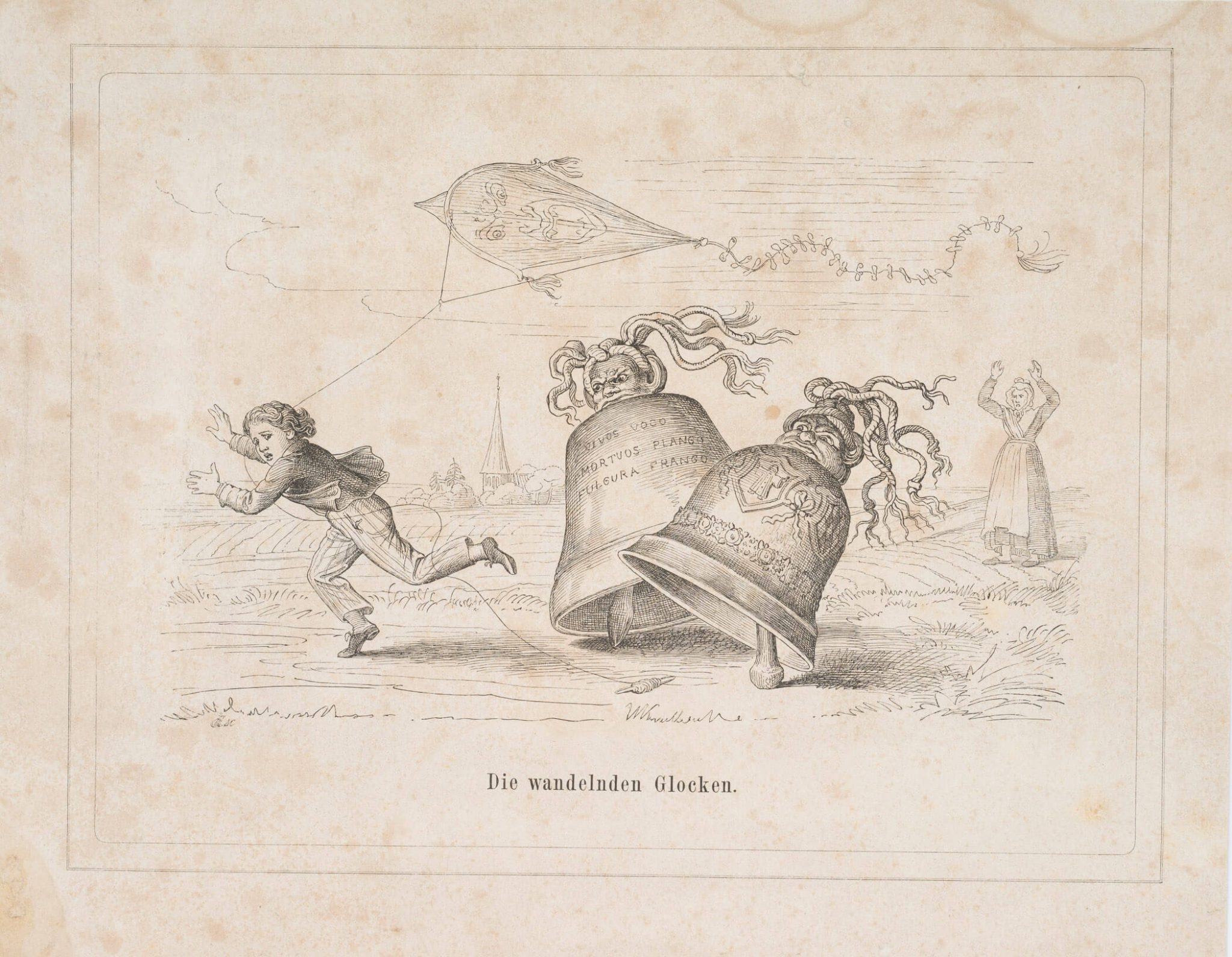 Die wandelnden Glocken, Goethe